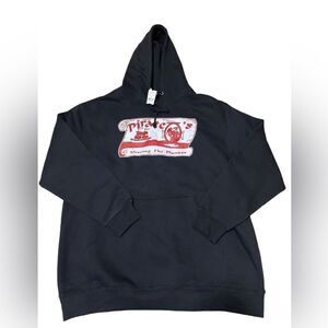 Pirate O's Black Hoodie with Red and White Logo Men's Sz XL NWT